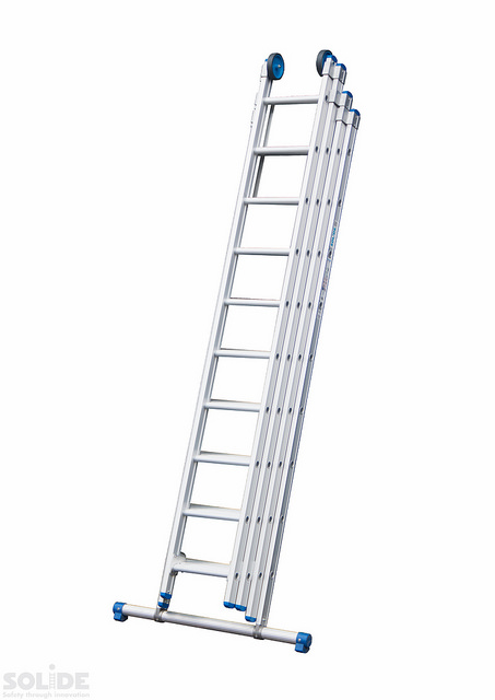 Vier delige schuifladder