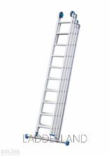 Vierdelige schuifladder