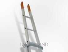 Ruitenwasladders alu met houten toppen