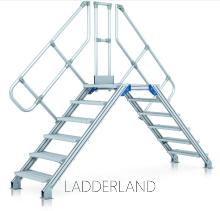 Zarges Overstaptrap, Brugconstructie, stationair - onder een hoek van 45°